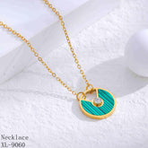 Stainless Steel Locket-12 (Green)